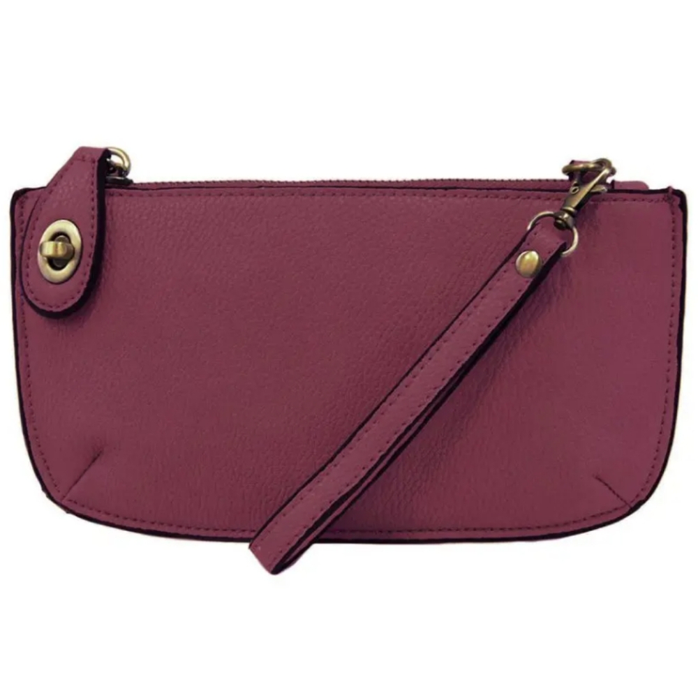 Joy Susan Mini Crossbody Wristlet Clutch Mulberry